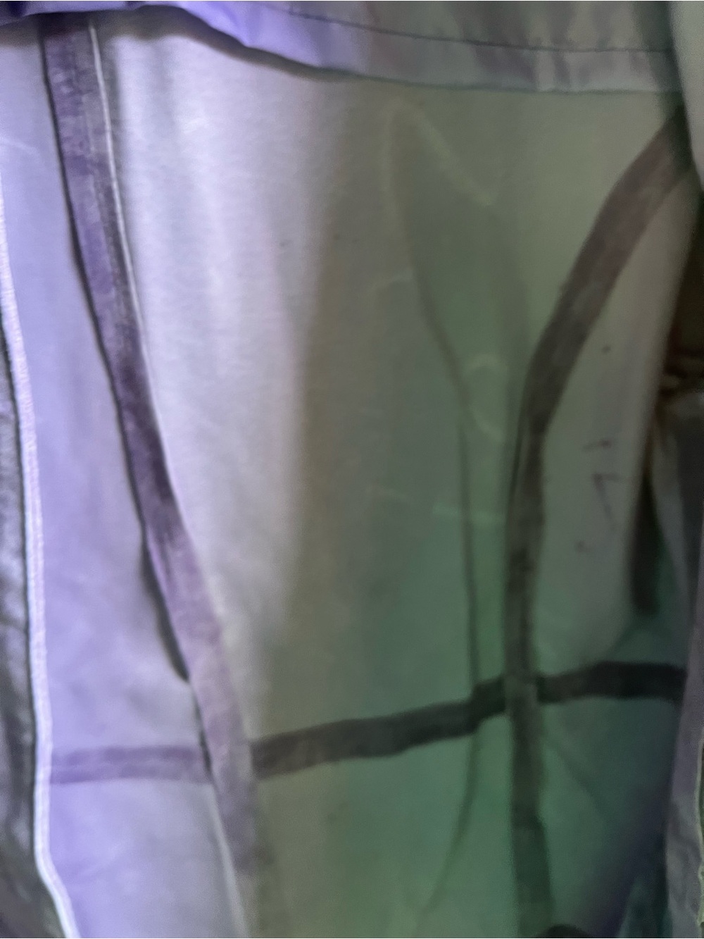 Women's Lavender Suede Zip Jacket - Picture 3 of 7